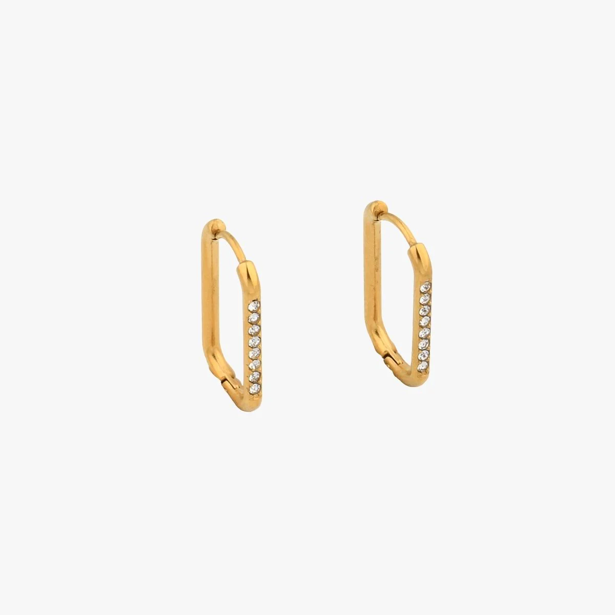 Boucles d'oreilles en acier inoxydable